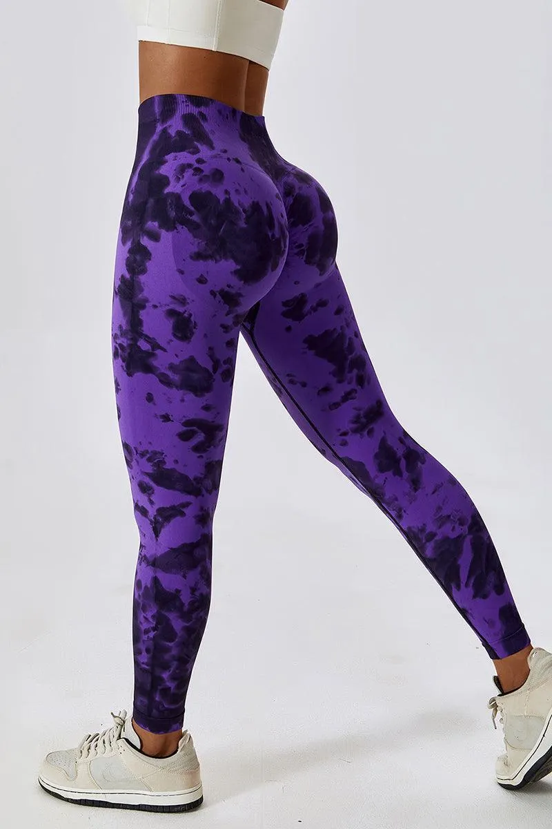 GFIT® Tie Dye Seamless Leggings for Women High Waist Yoga Pants