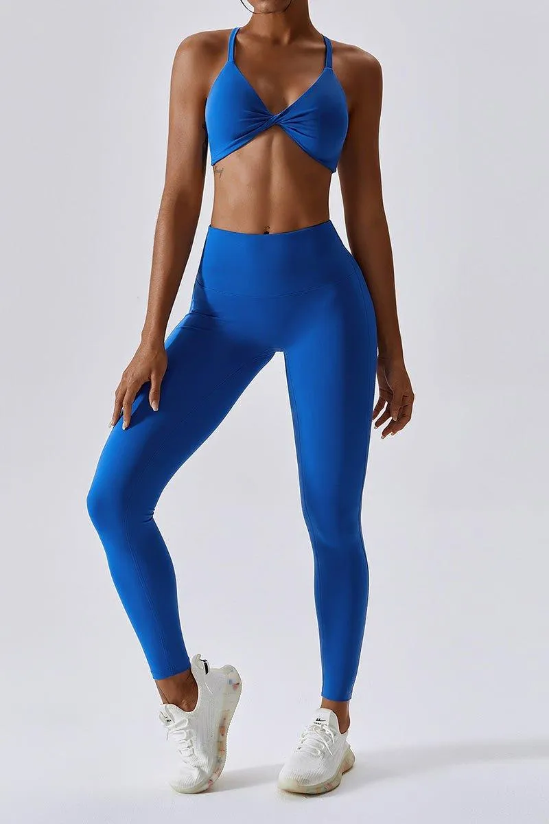 GFIT® Yoga Set Women's Gym Tops High Waist Leggings