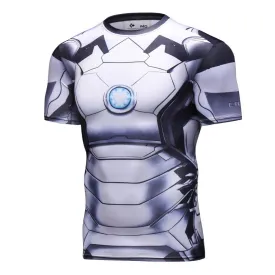 IRON MAN Compression Shirt for Men (Short Sleeve)