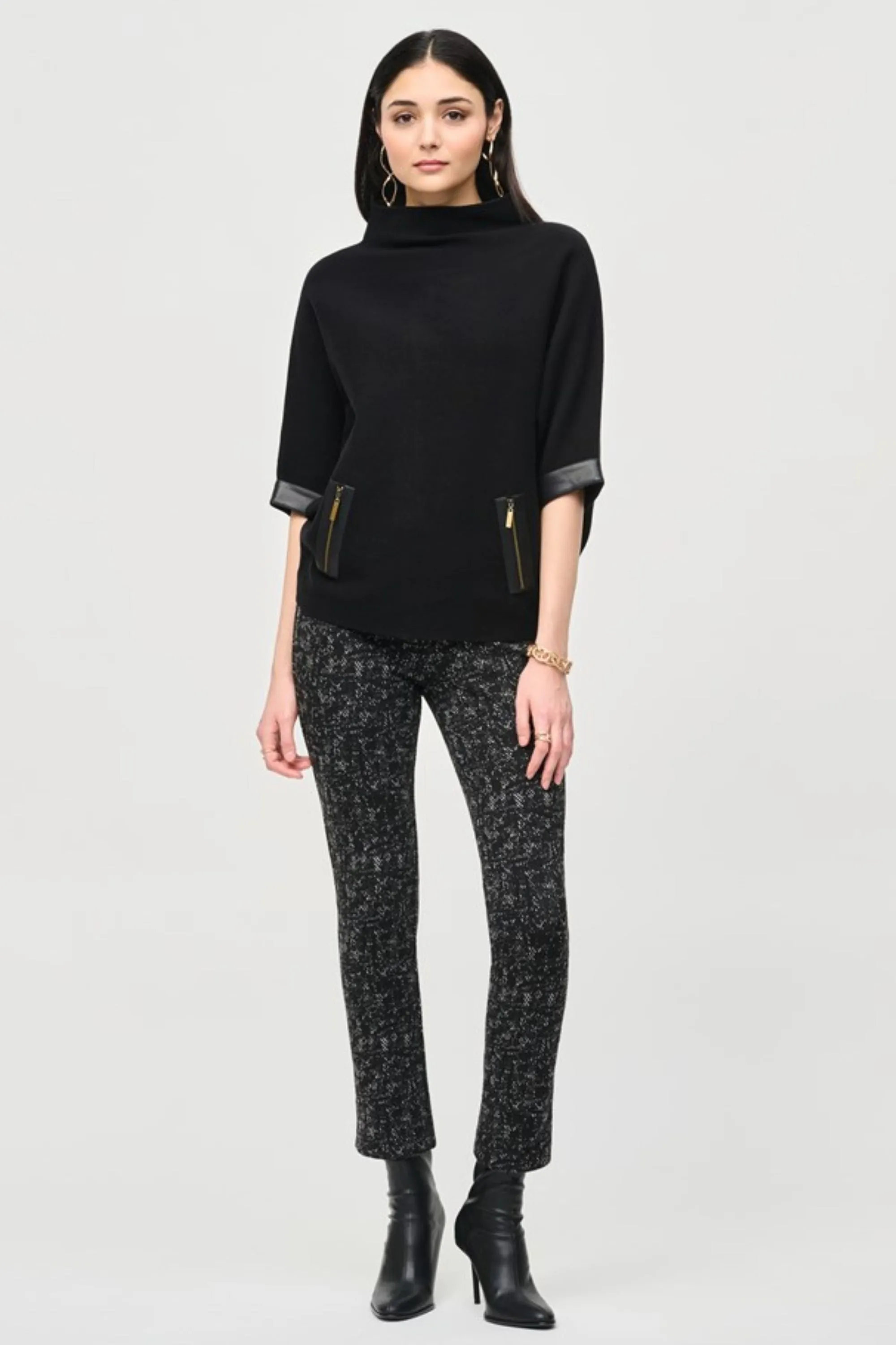 JACQUARD KNIT PULL ON PANT - 243266JR