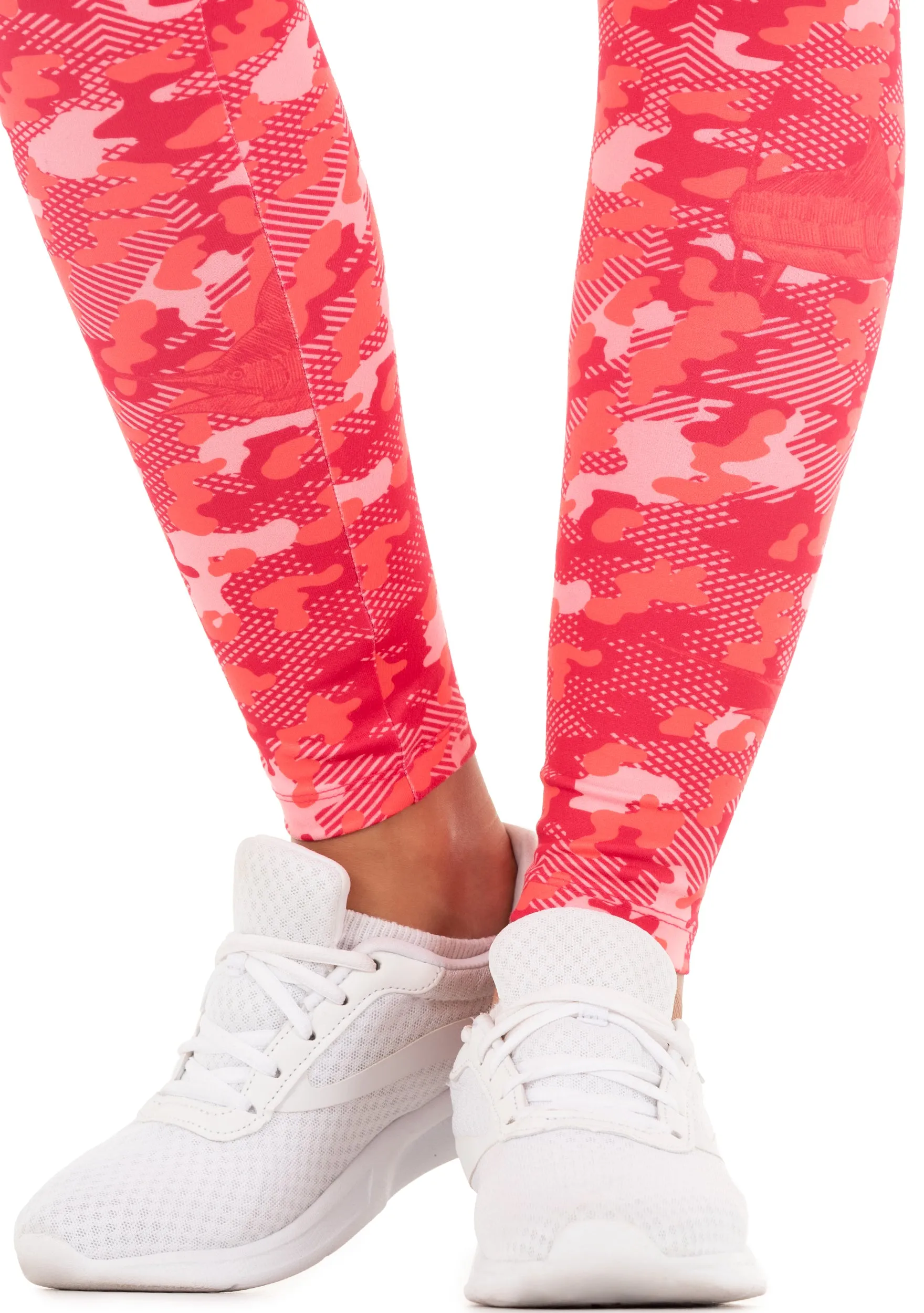 Ladies Coral Camo Yoga Pants