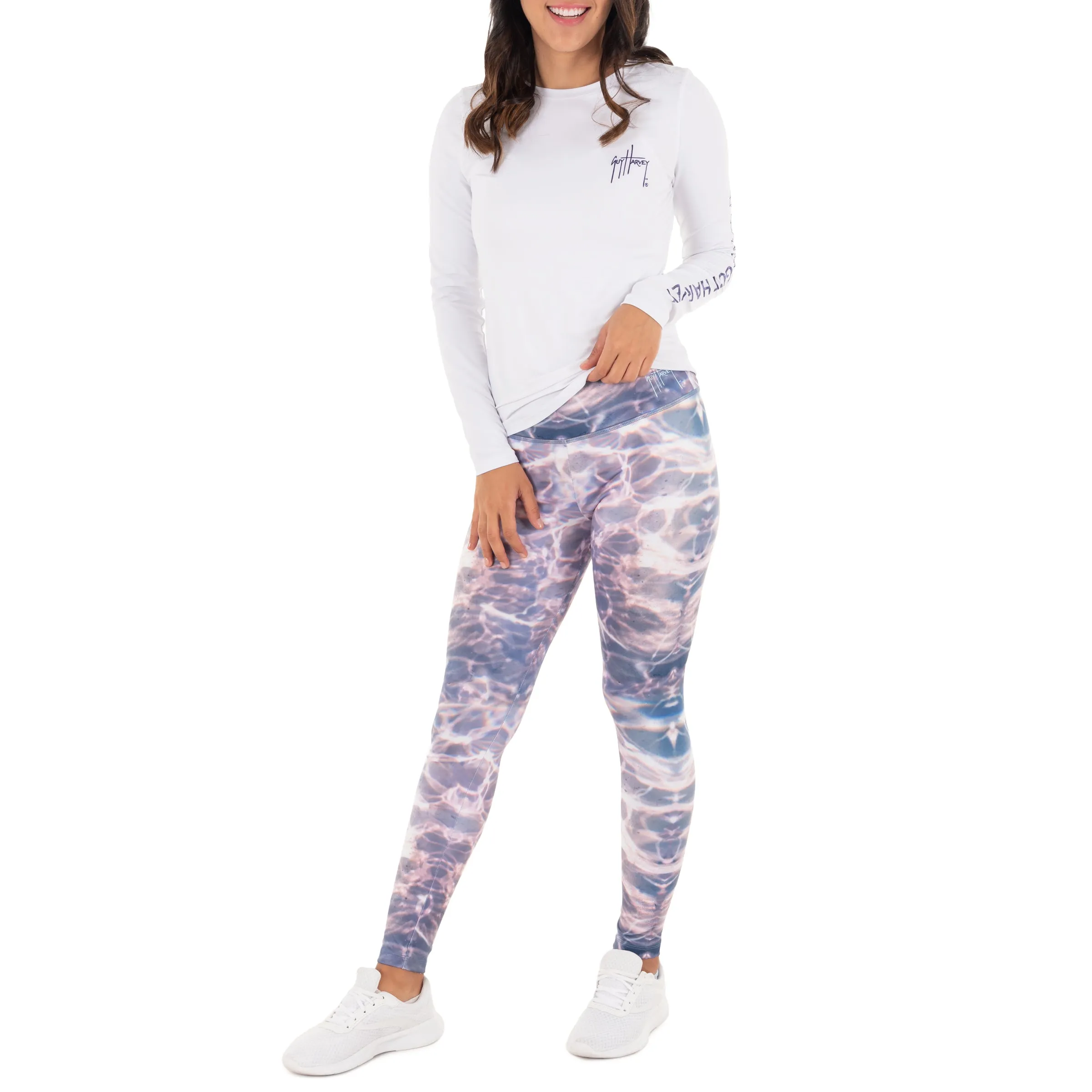 Ladies Shark Skin Yoga Pants