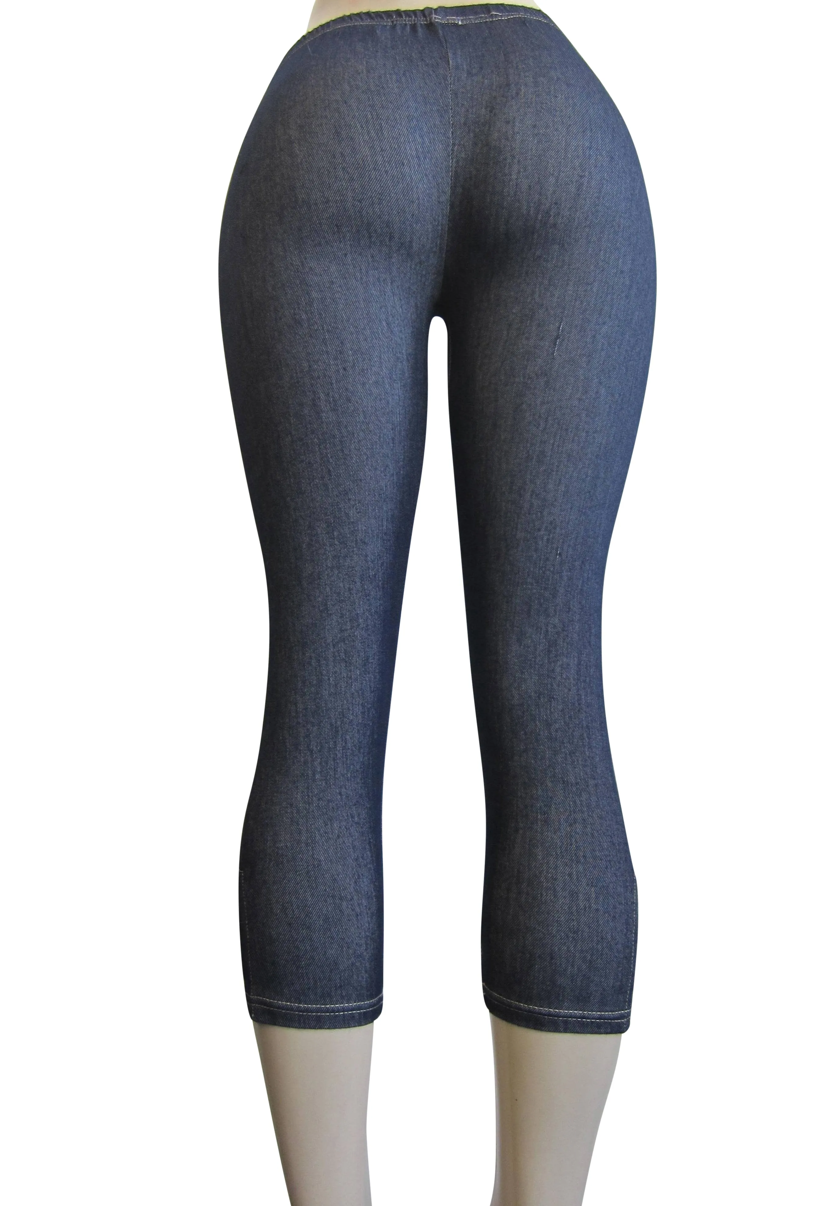 Leggings -  Capri Denim Look  (FAB-11308)