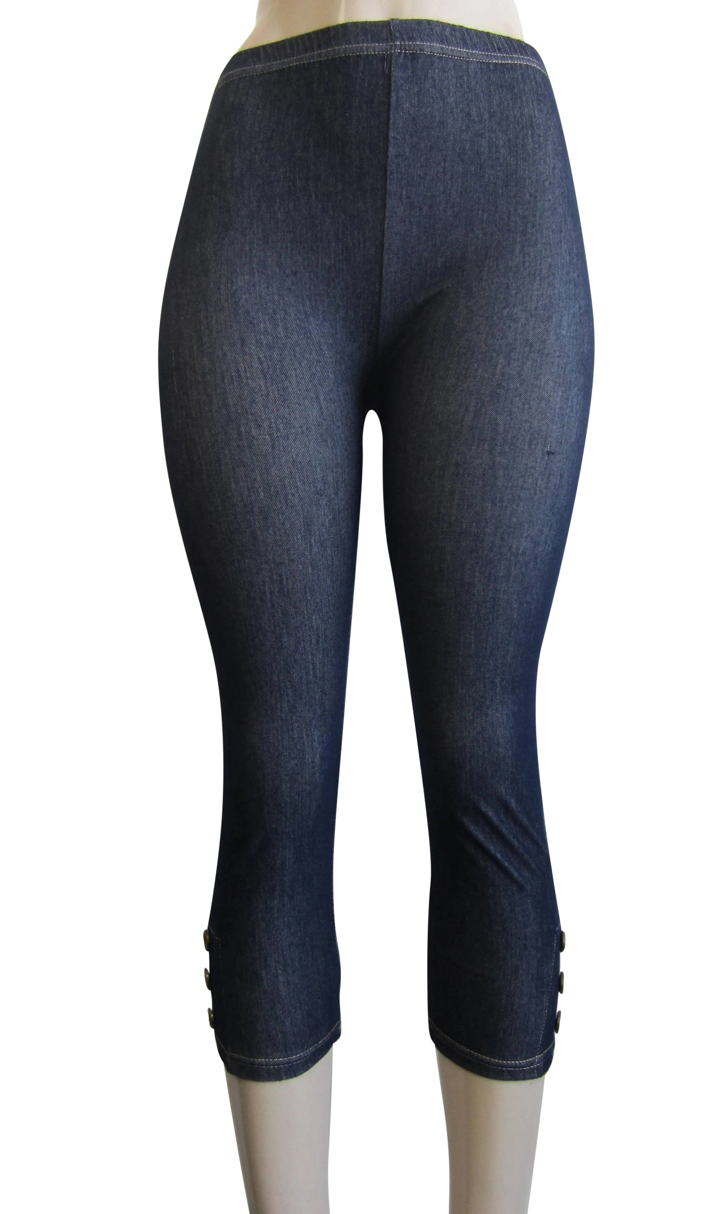 Leggings -  Capri Denim Look  (FAB-11308)