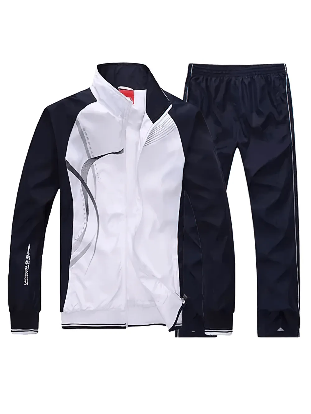 Lightweight Tracksuit with Modern Print Design - SF2281