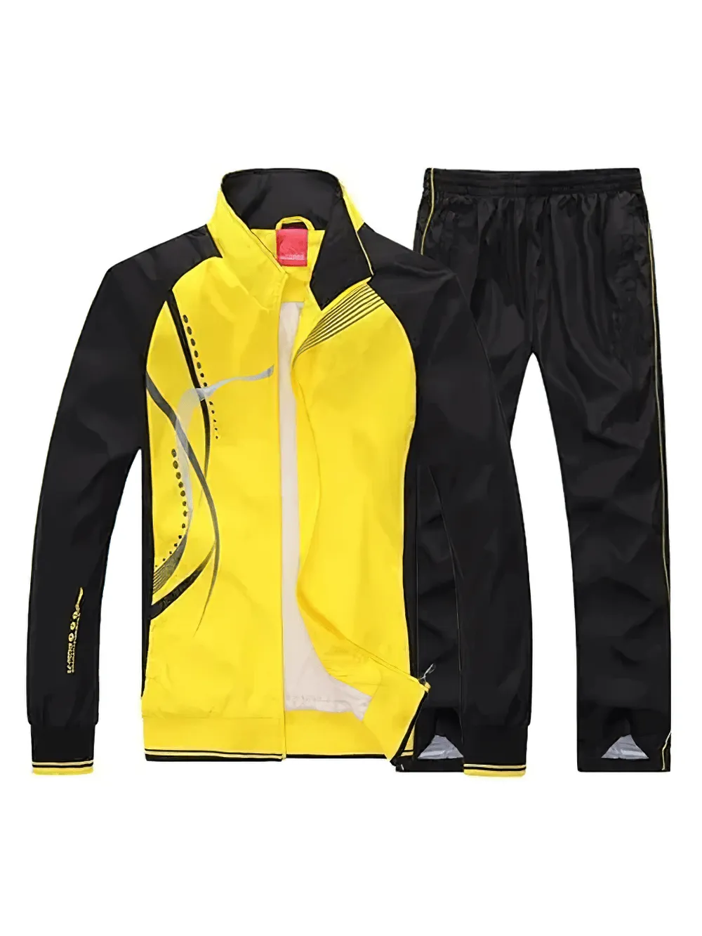 Lightweight Tracksuit with Modern Print Design - SF2281