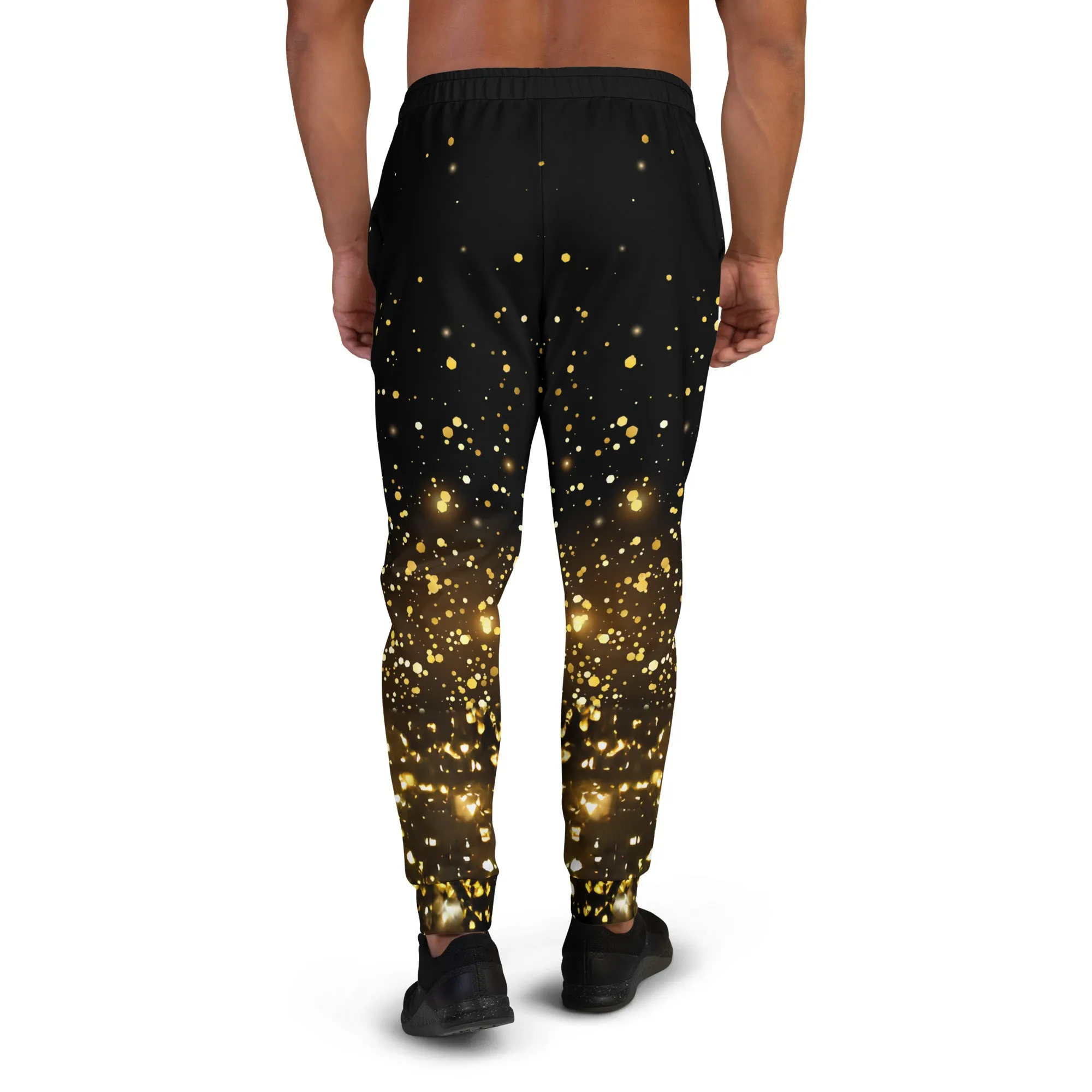 Luxurious Black & Gold Men's Joggers: Elevate Your Style & Comfort