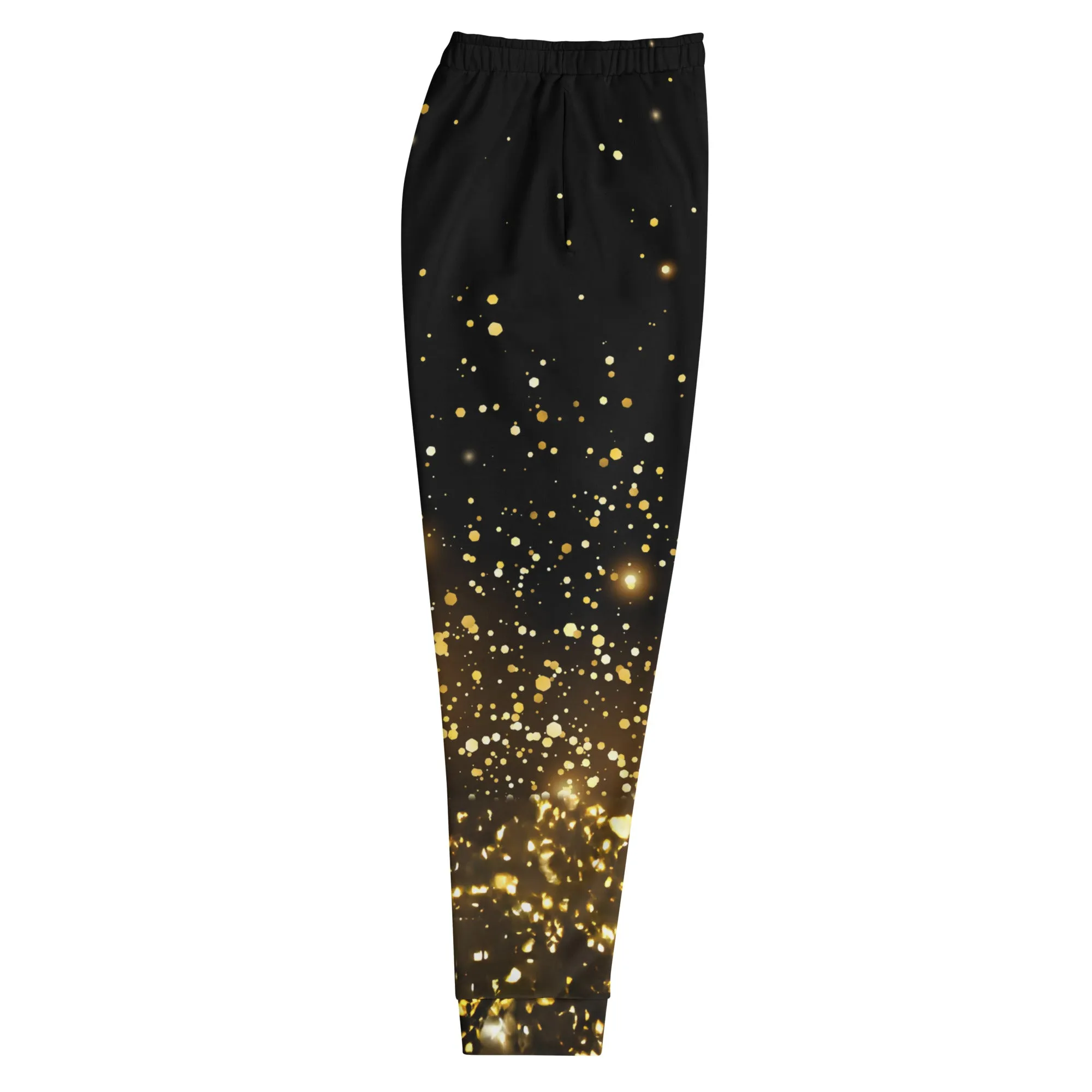 Luxurious Black & Gold Men's Joggers: Elevate Your Style & Comfort