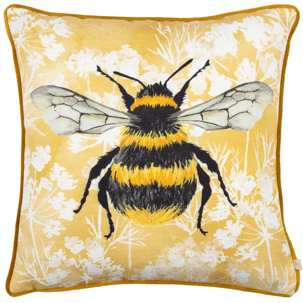 Manor Bee Cushion Natural