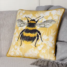 Manor Bee Cushion Natural