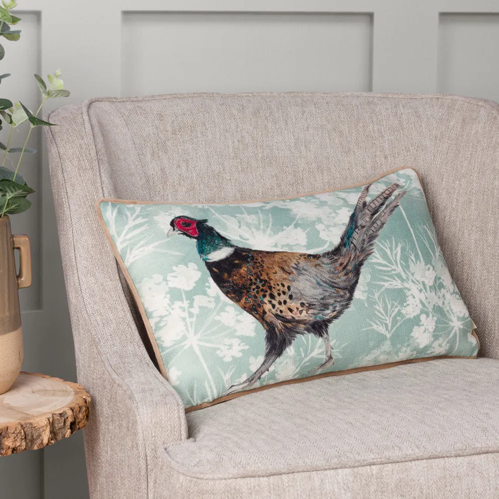 Manor Pheasant Cushion Natural