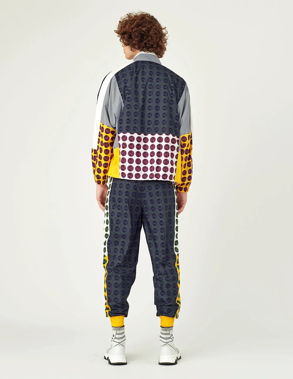 MARK FAST Dotted Color Block jogger pants