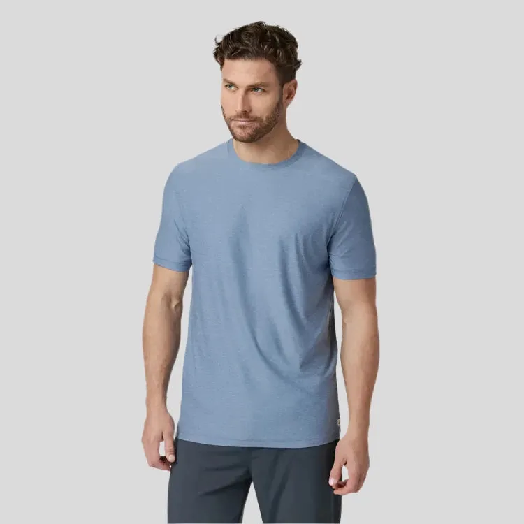 Mens Strato Tech Tee - Chambray Heather