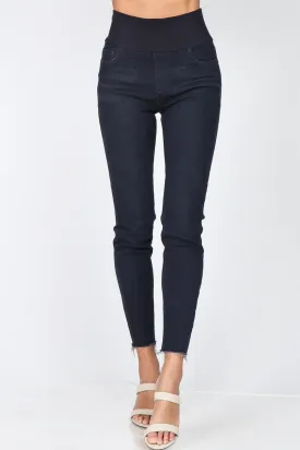 MRENA-Skinny Pull Up Ankle Jeans