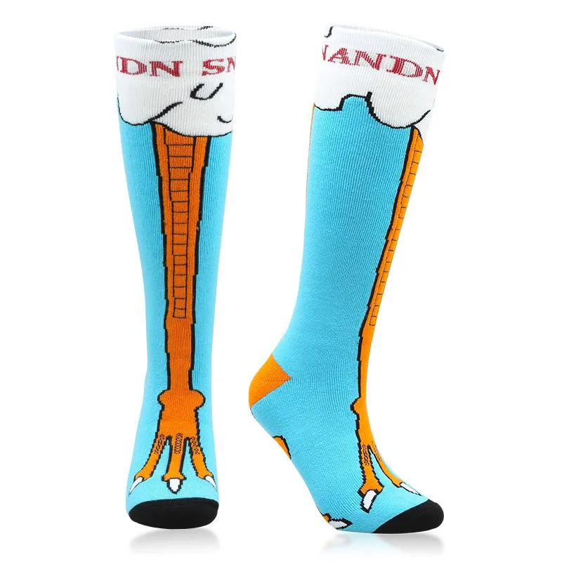 Nandn Animals Friendly Unisex Ski & Snowboard Socks