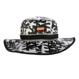 Naruto Allover Black & White Print Boonie Hat