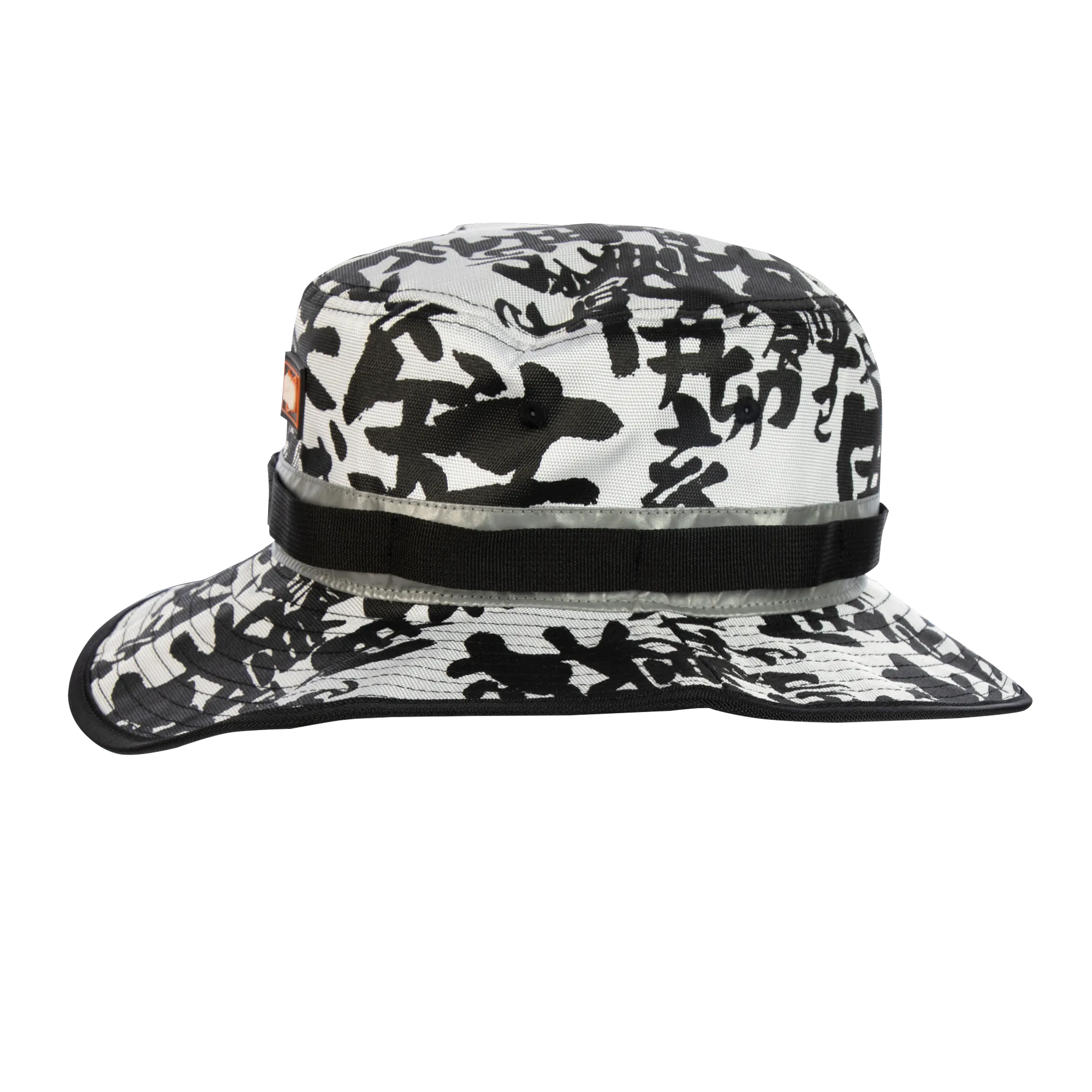 Naruto Allover Black & White Print Boonie Hat