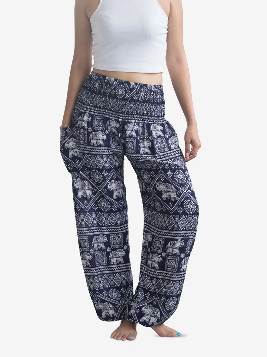 Navy Blue Elephant Pants