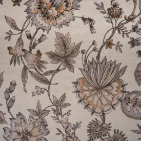 NEW - GIA JACOBEAN FLORAL PRINTED UPHOLSTERY FABRIC BY THE YARD