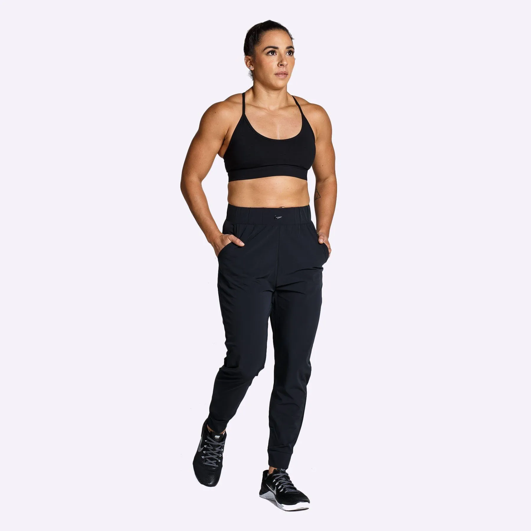 Nike Bliss - Women's Trousers - Black/Clear