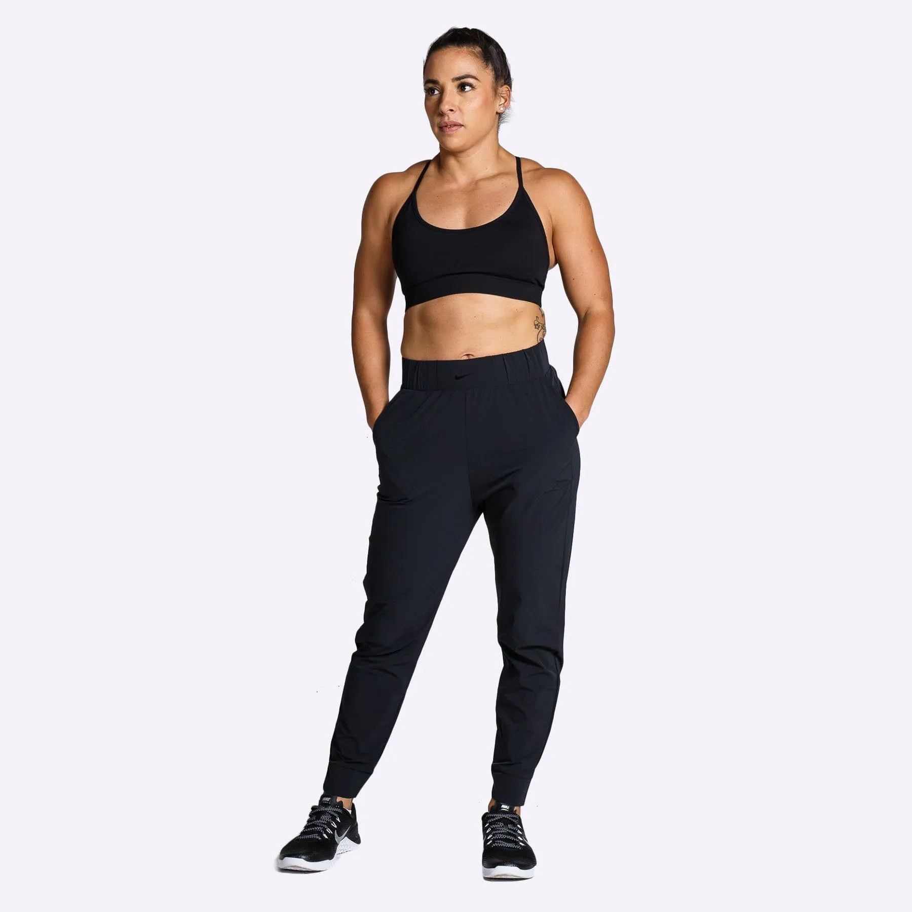 Nike Bliss - Women's Trousers - Black/Clear