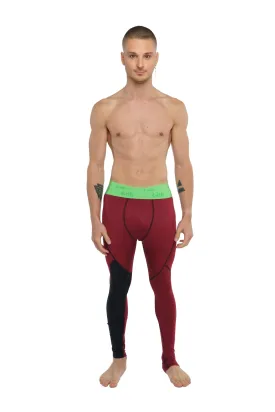 Performance Yoga Leggings - Long (Brick Red Heather)