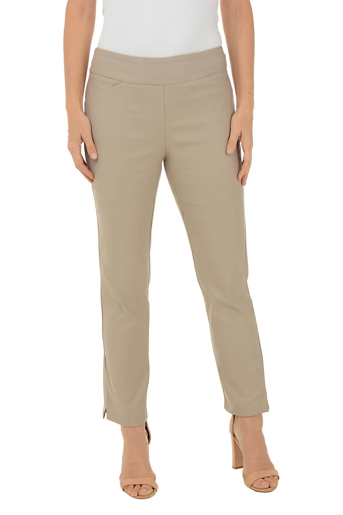 Petite Pull-On Classic Stretch Ankle Pant