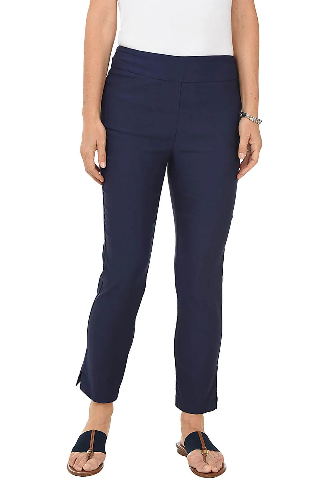 Petite Pull-On Classic Stretch Ankle Pant