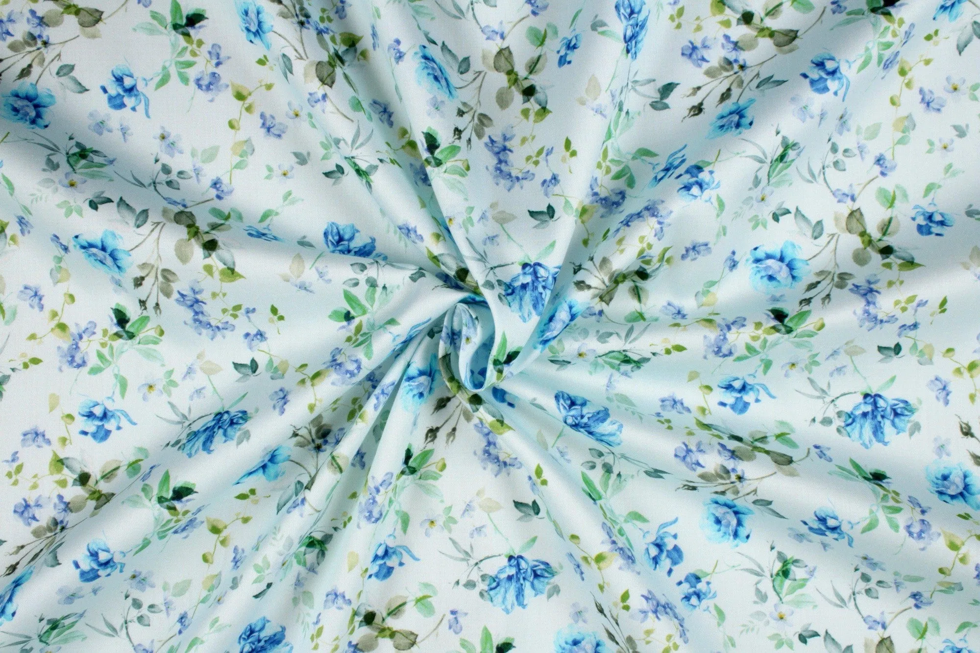 Printed Cotton Satin - Floral