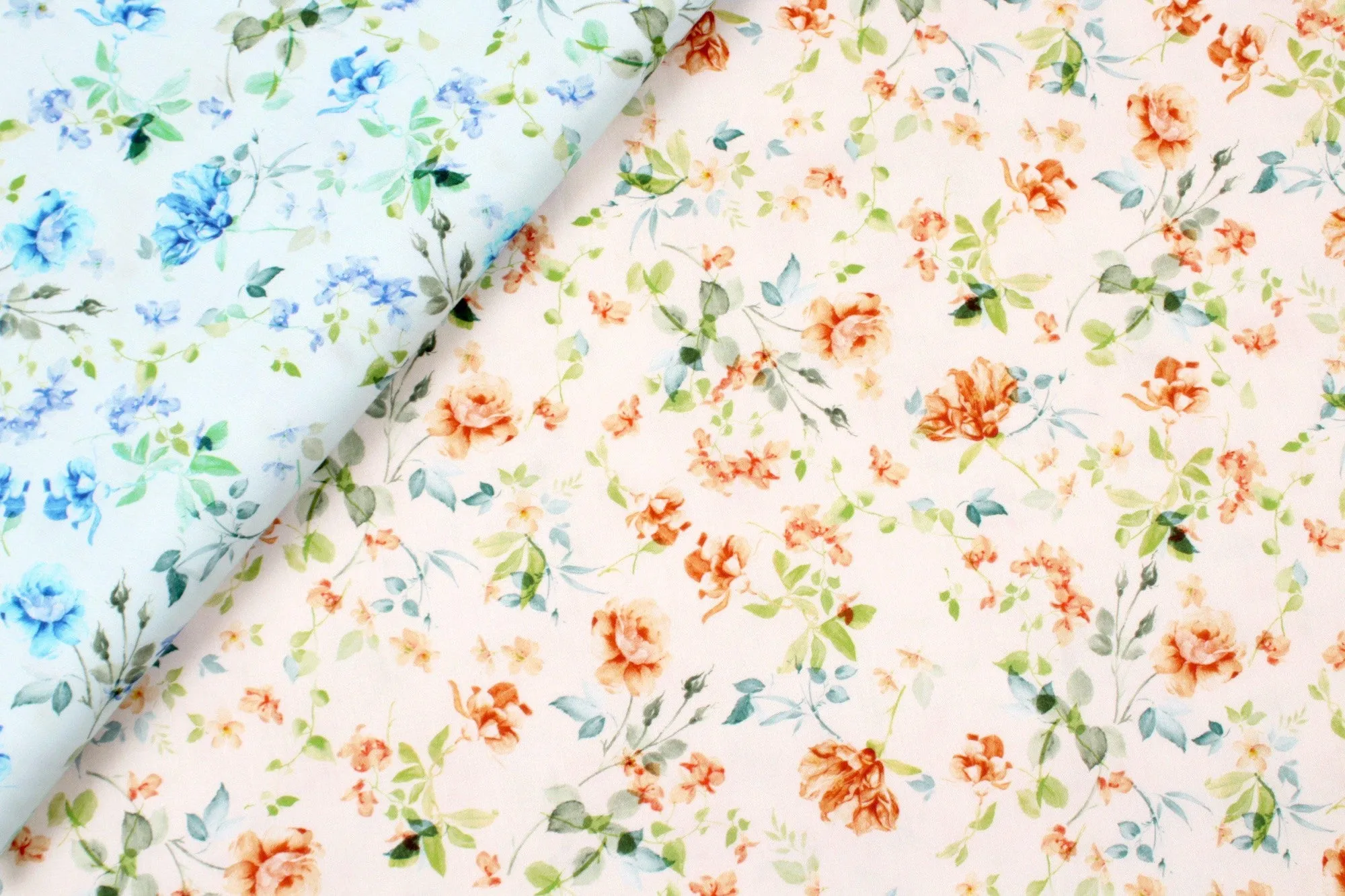 Printed Cotton Satin - Floral