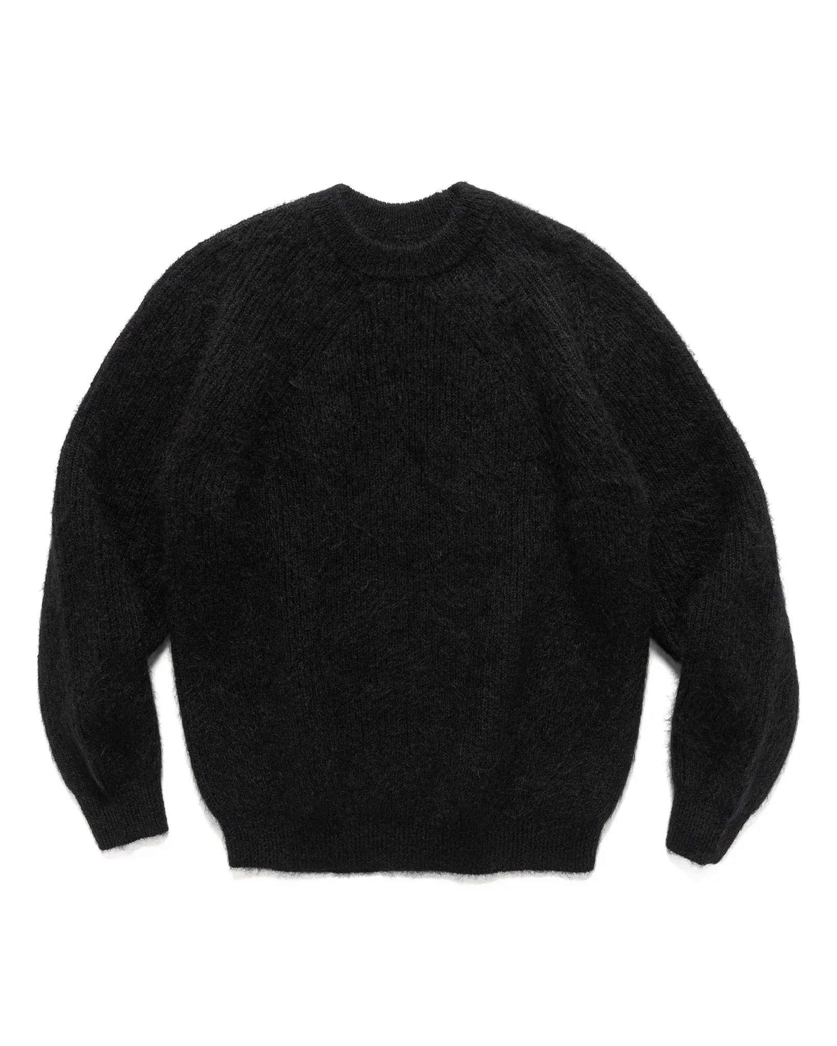 Pure Mohair Signature Crew Neck Black