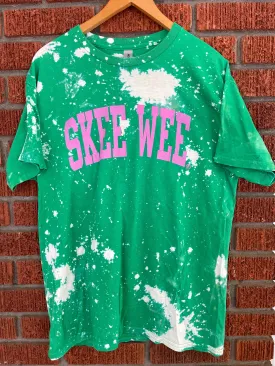 "I'll SkeeWee to That!" Green Hand Dyed T-Shirt