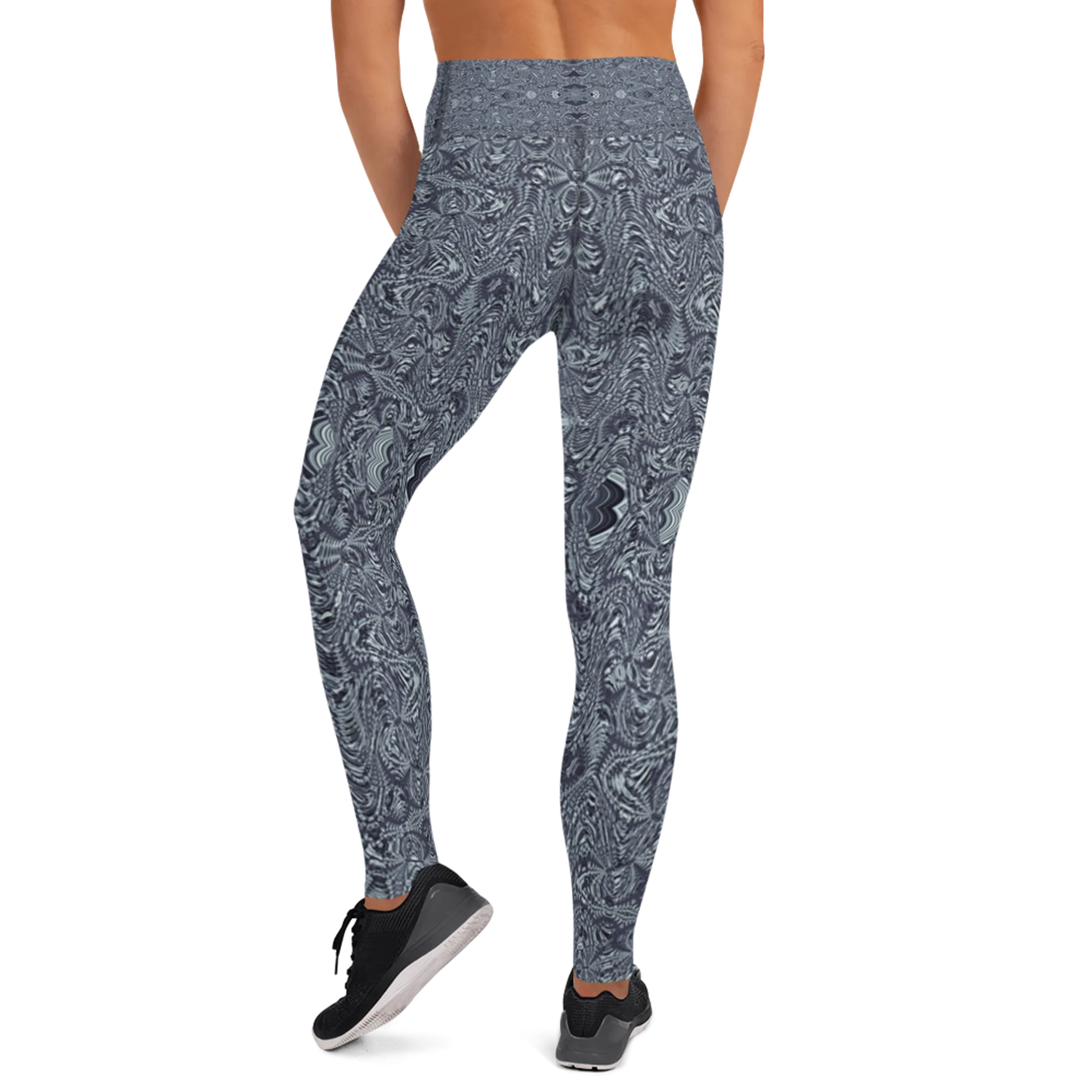 Recursia Alchemical Vision I Vision Yoga Leggings In Blue