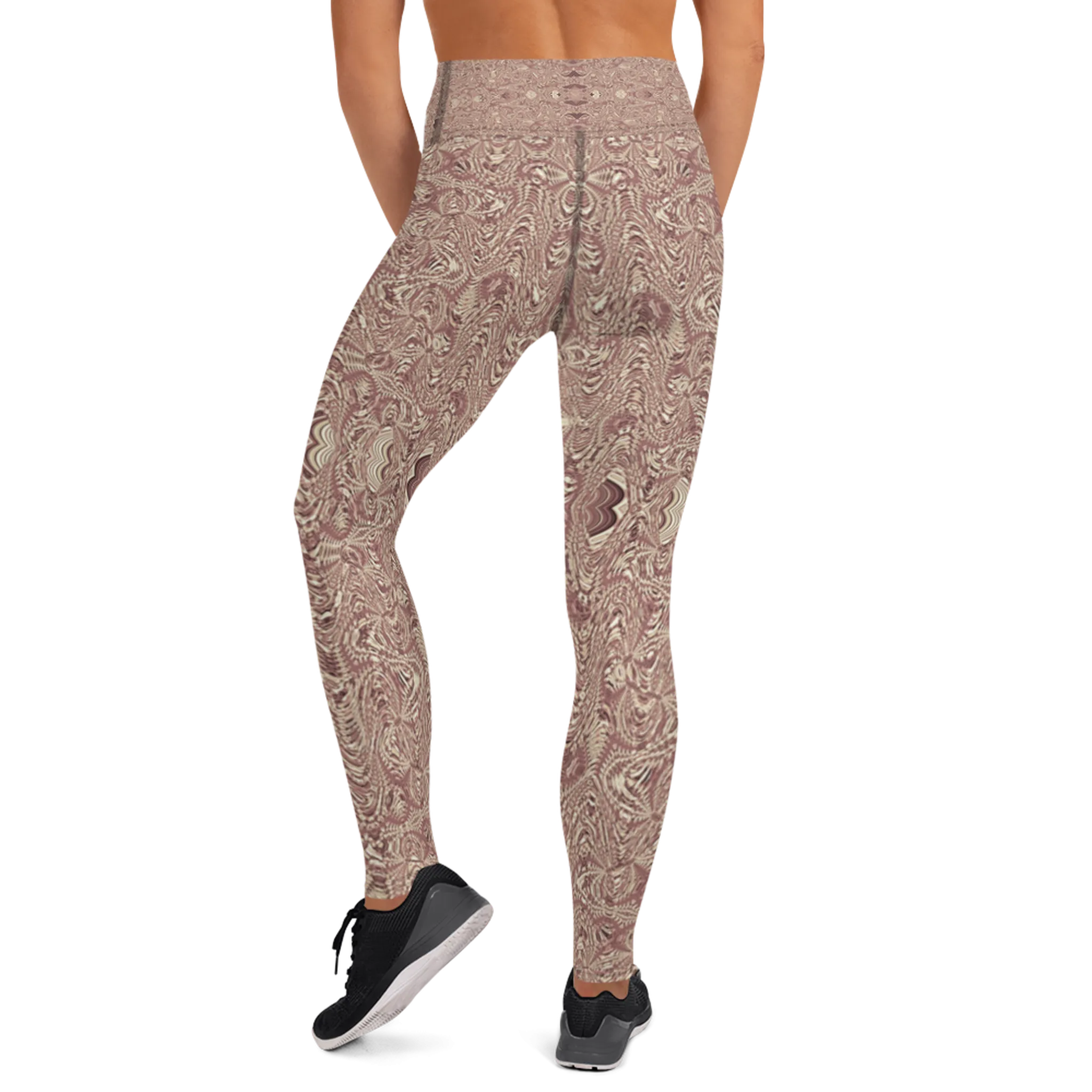 Recursia Alchemical Vision I Vision Yoga Leggings In Pink