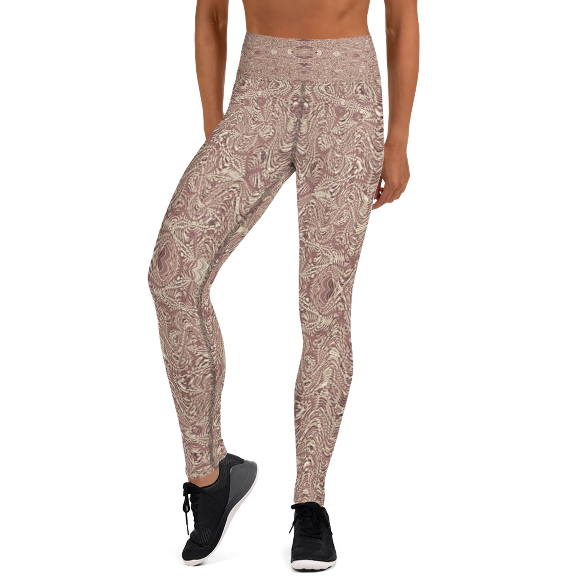 Recursia Alchemical Vision I Vision Yoga Leggings In Pink