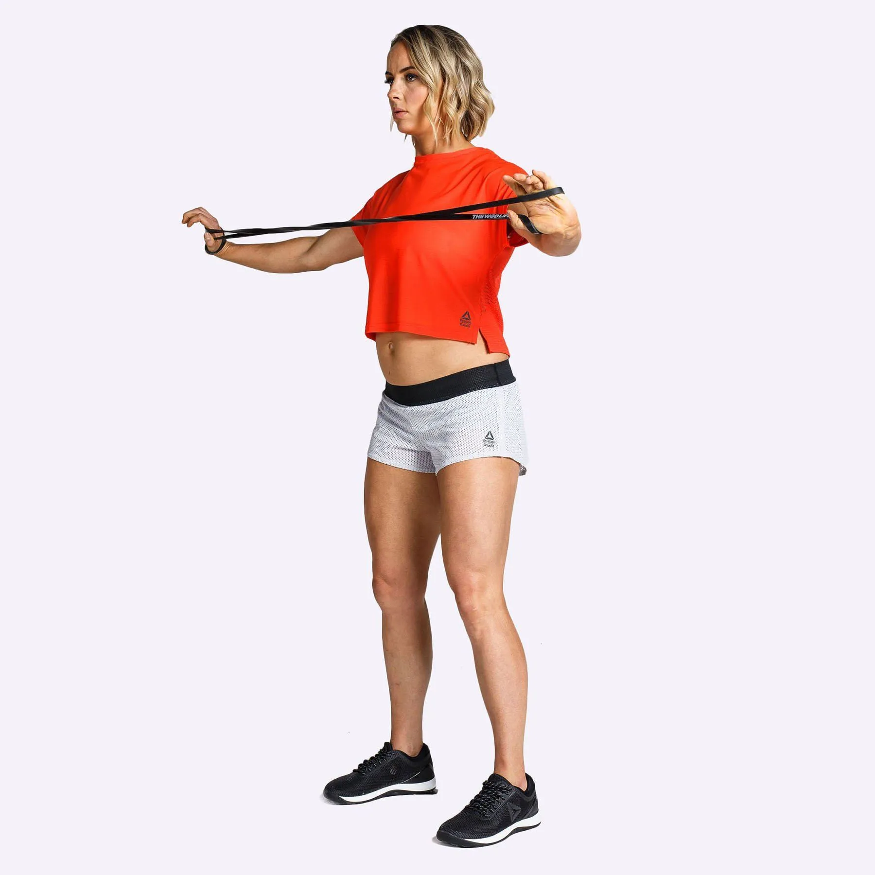 Reebok - Women's CrossFit Jacquard Tee - Canton Red