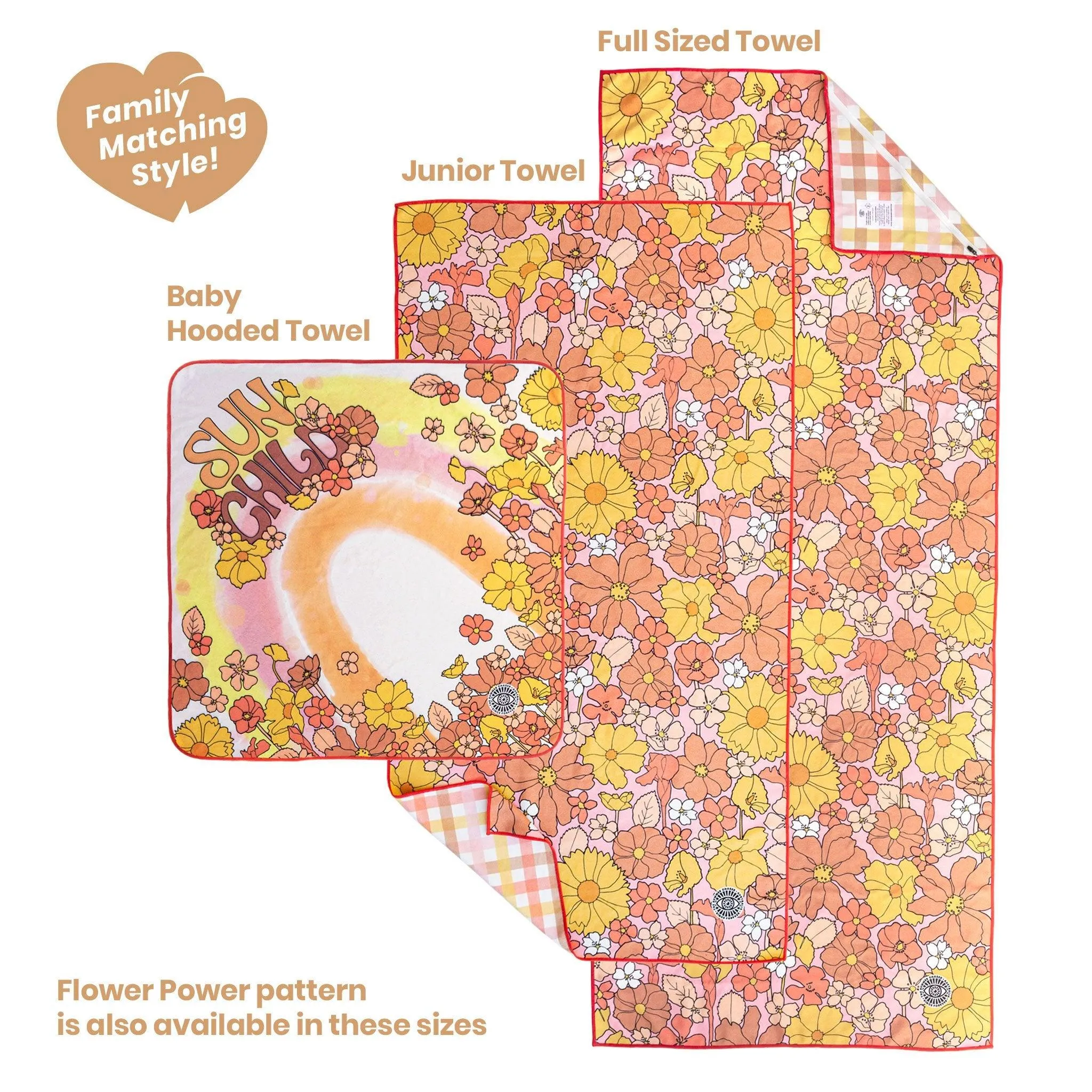 Sand Free Beach Towel, Flower Power