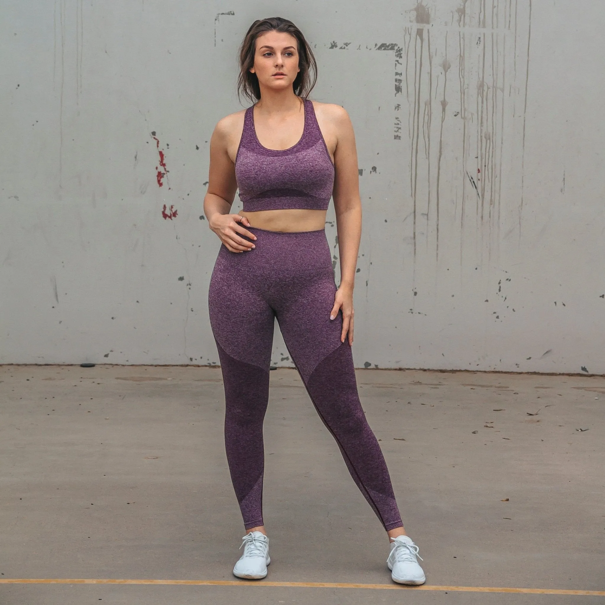 Seamless Power Leggings - Purple - FINAL SALE