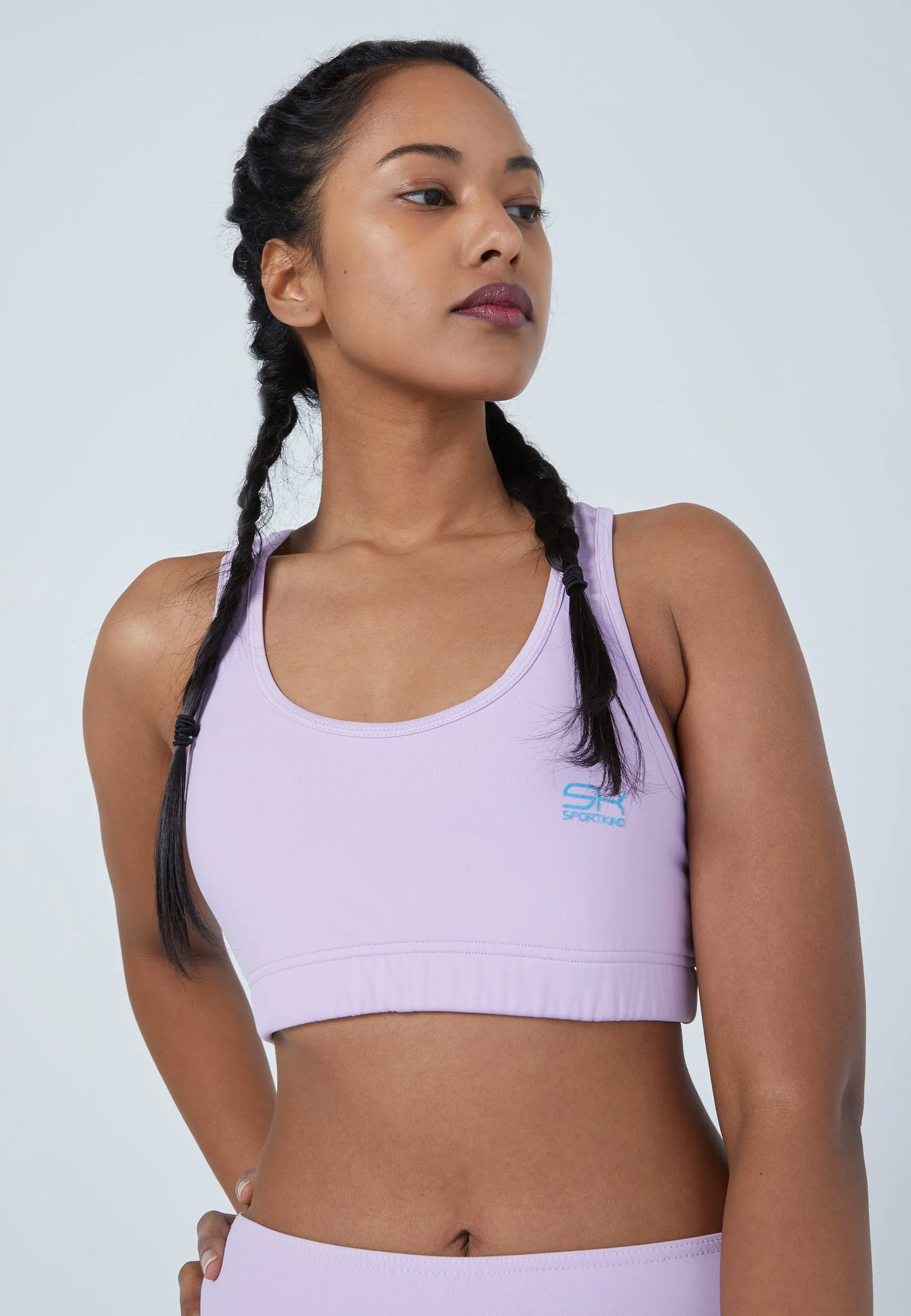 Sports Bra with Racerback, lilac