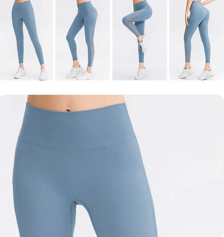 Sporty Seamless Women's Leggings with High Waist - SF0153