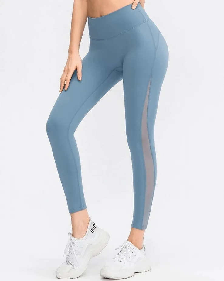 Sporty Seamless Women's Leggings with High Waist - SF0153