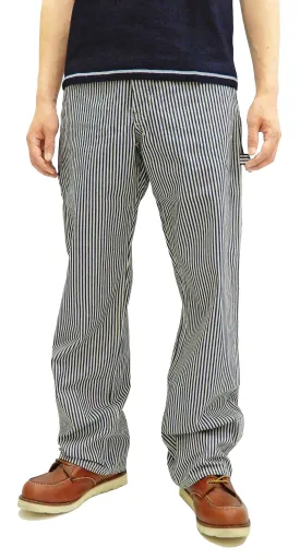 Sugar Cane Painter Pants Men's Casual Hickory Stripe Work Painters Jeans SC41823