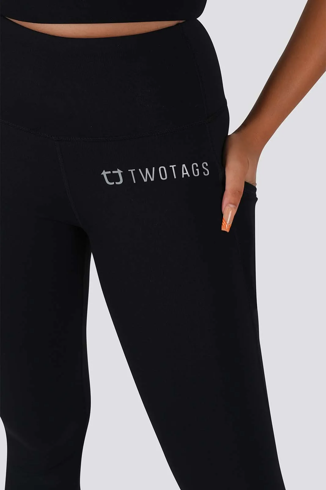 Sweetheart 7/8 Highwaisted Leggings - Black