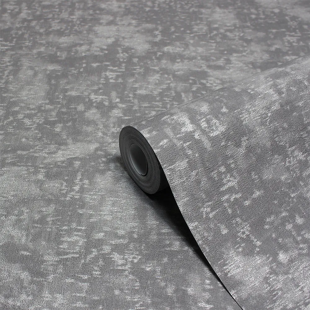 Symphony Vinyl Wallpaper Sample Charcoal