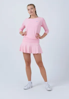 Tennis 3/4 Loose Fit Shirt, light pink