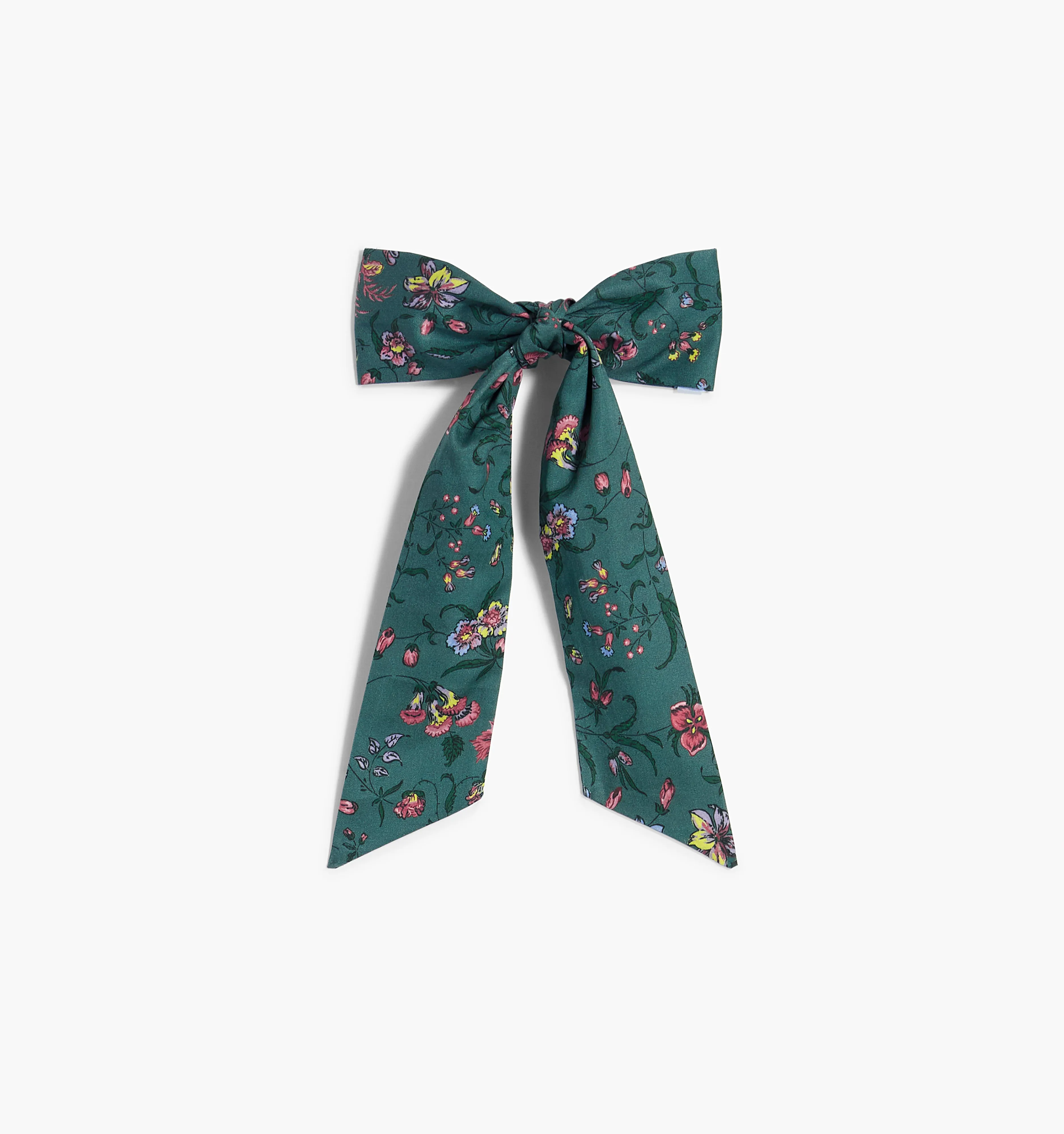 The Belle Bow - Bottle Green Fleur Chintz