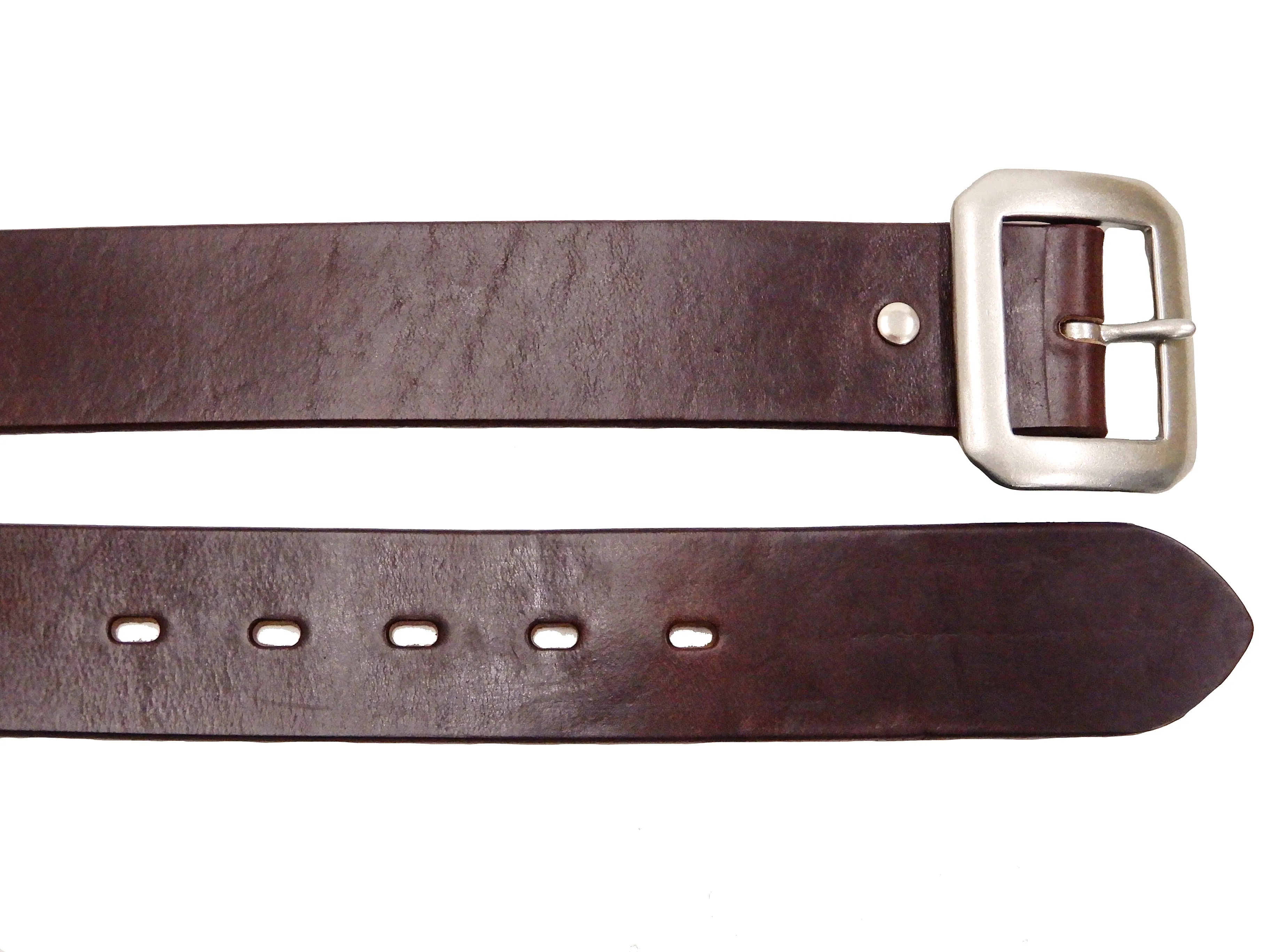 TOYS McCOY Leather Belt Men's Ccasual Chromexcel Steerhide Garrison Belt TMA2406 060 Brown