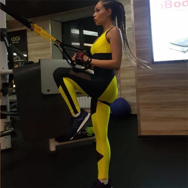 Tracksuits Female Sexy Fitness Yoga Suit