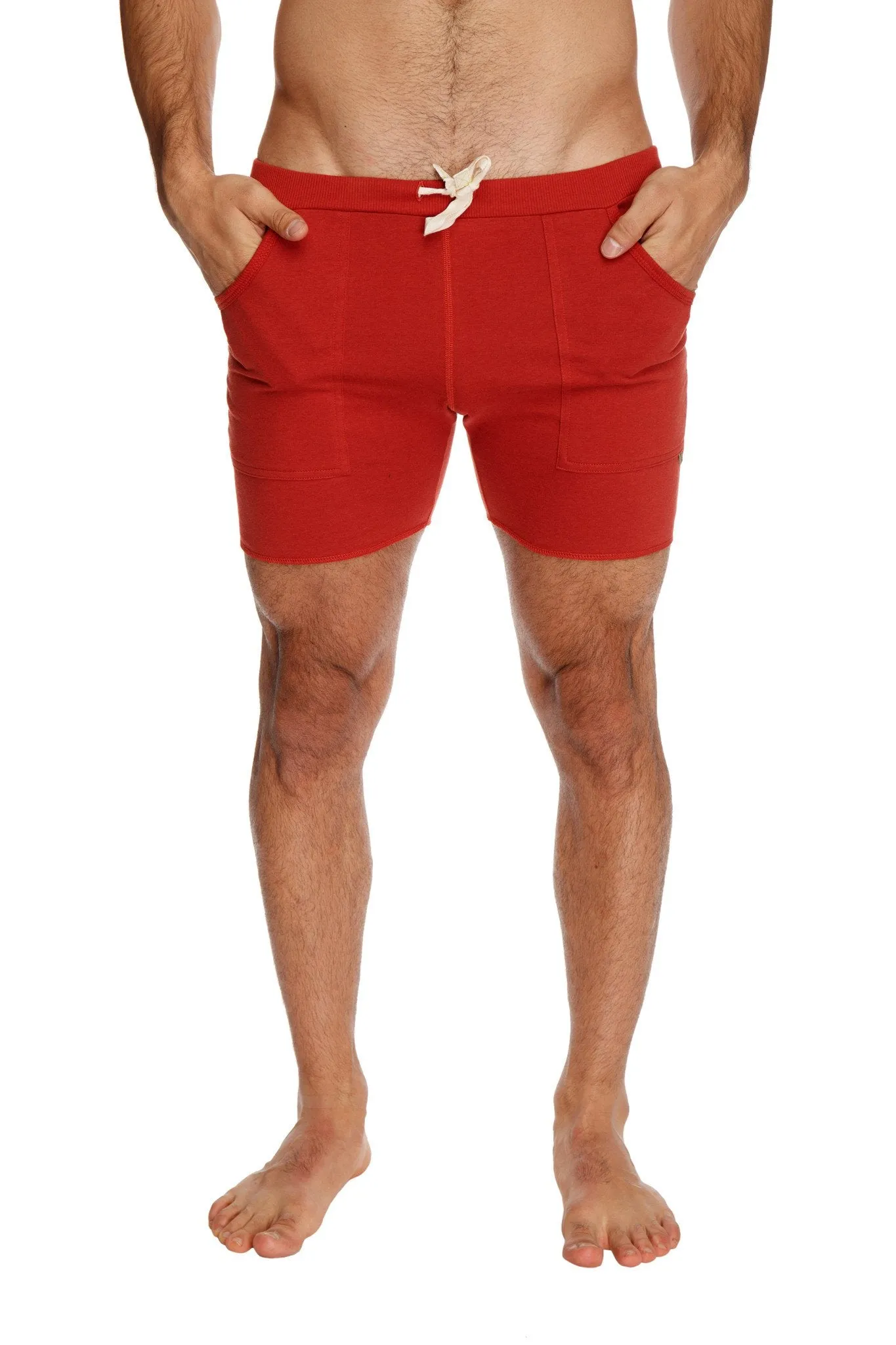 Transition Yoga Short (Cinnabar red)