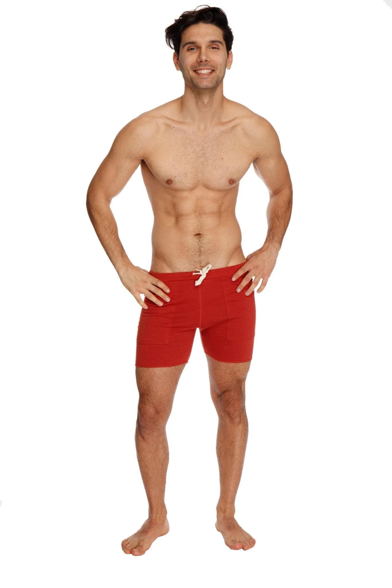 Transition Yoga Short (Cinnabar red)